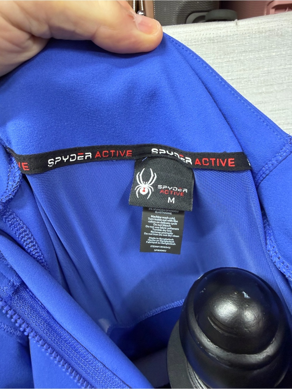 Spyder Women's Electric Blue Full-Zip Utility Jacket - Picture 5 of 6